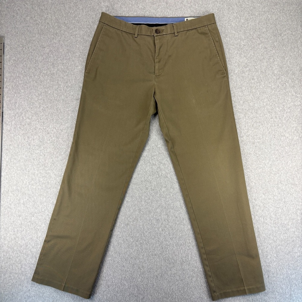 Haggar‎ Khaki Premium Dress Pants Slacks 36x32 Old Money Academia Core